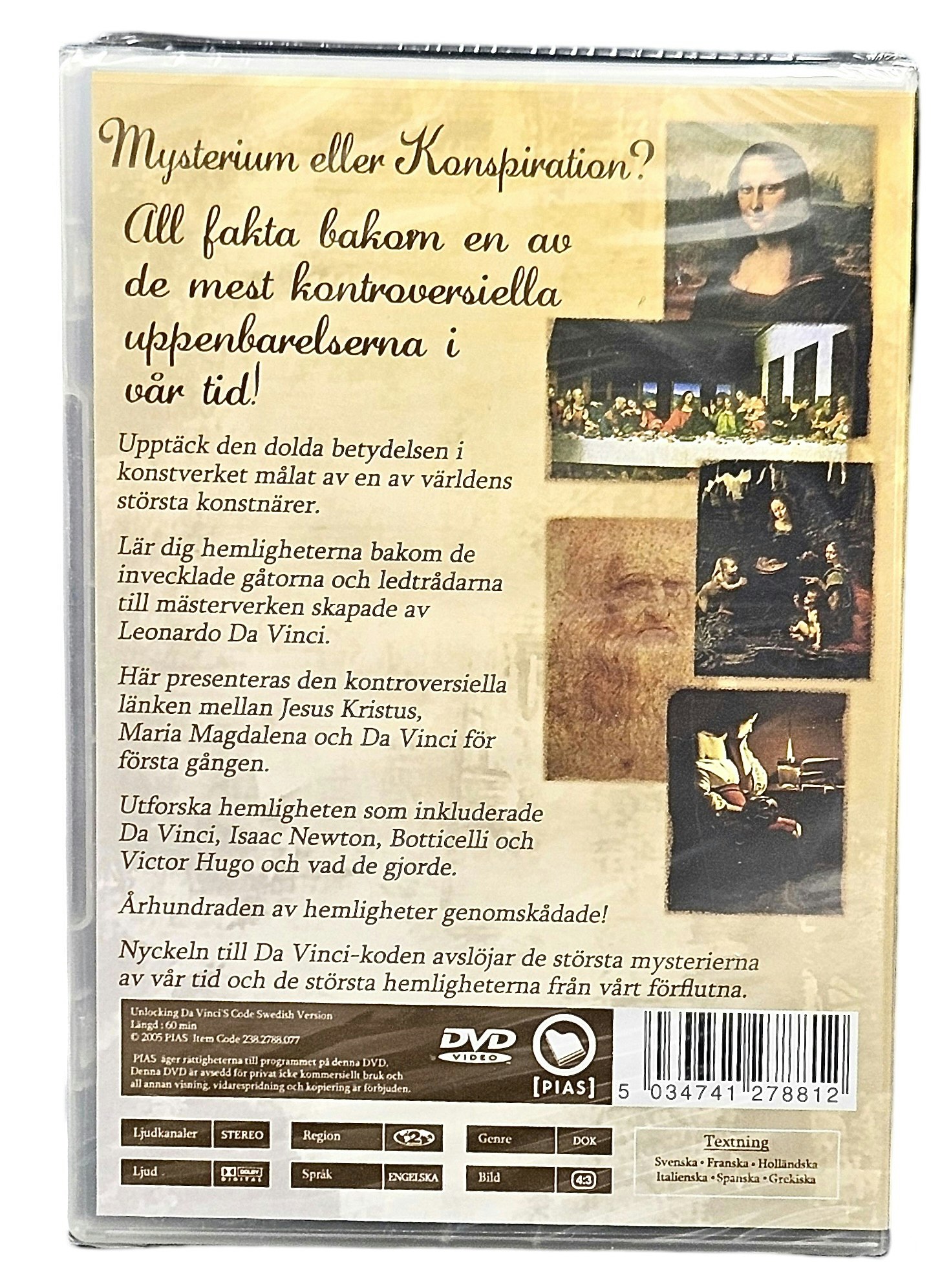 Nøkkelen til Da Vinci-koden, DVD NY