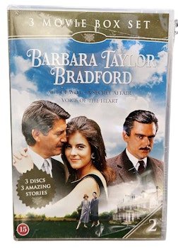 Barbara Taylor Bradford, 3 elokuvalaatikkosetti, DVD UUSI