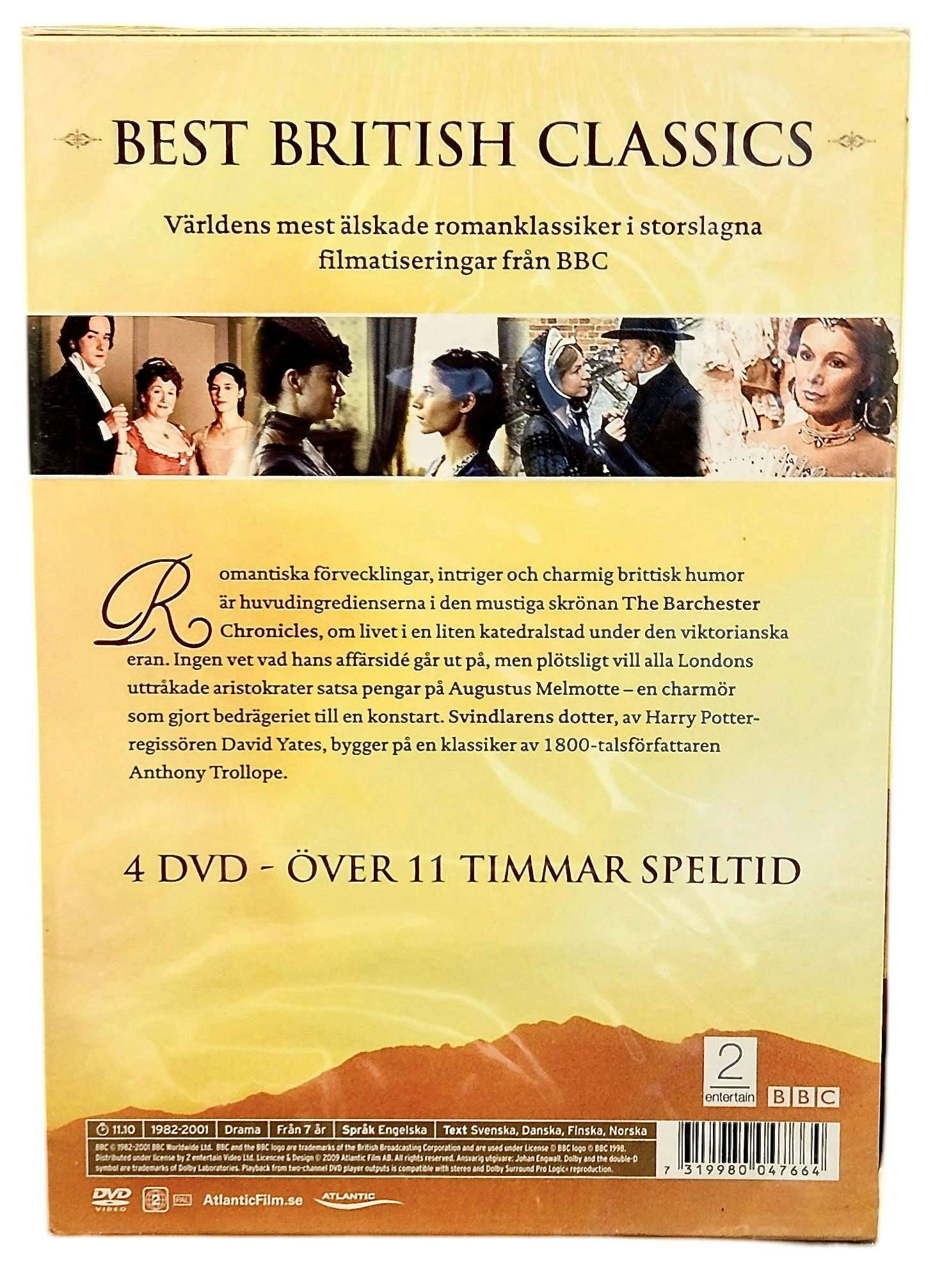 The Swindler's Daughter And The Barchester Chronicles, Beste britiske klassikere, DVD NYHET