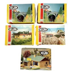 5 st, Heljan HO 1772, B350, B216, 2x B102