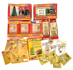 Busch H0 5928 Weihnachtsbaum etc. Bausatz für Modelleisenbahnen