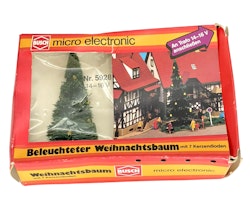 Busch H0 5928 Weihnachtsbaum etc. Bausatz für Modelleisenbahnen