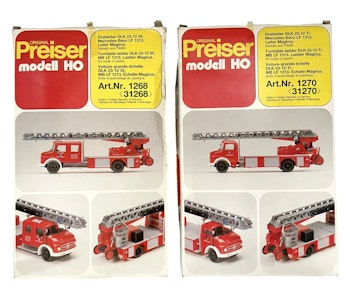 11 kpl, Preiser HO, Malliradalle