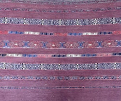 Handvävd turkmensk säck / Yastik 117 x 79 cm, 1800-talet