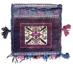 Antik orientalisk handknuten väska