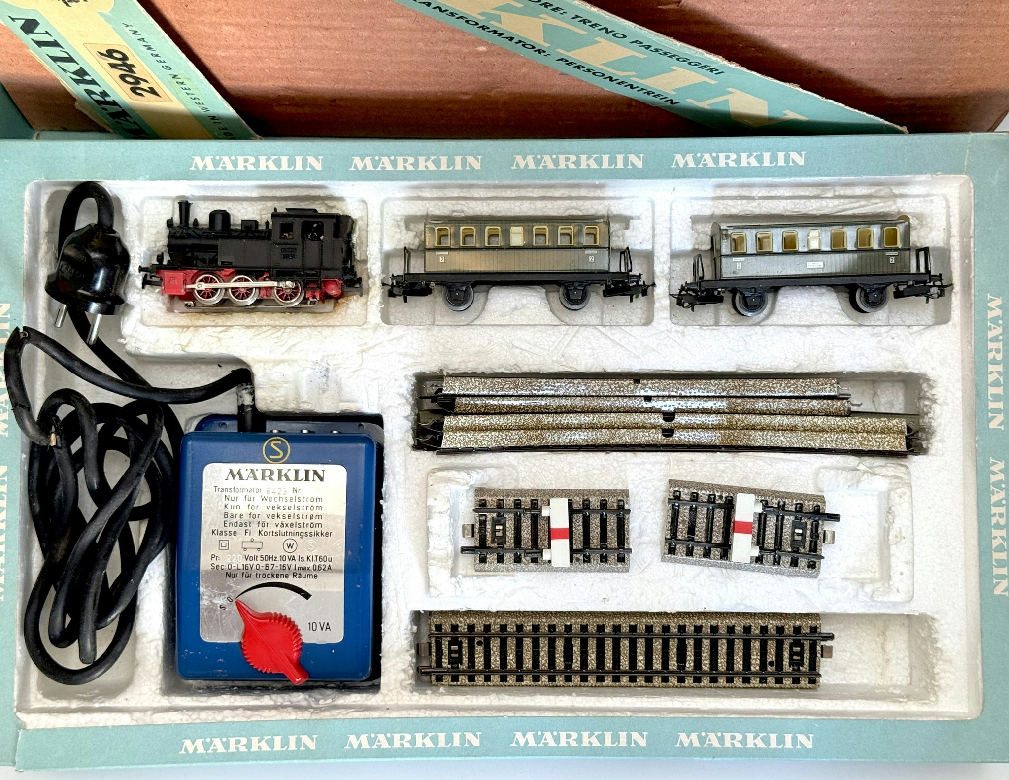 Märklin HO 2946 tågsats med ånglok