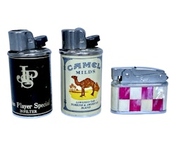 Speciale vintage Small Pigeon & Camel & John Player, accendisigari