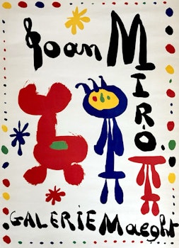 Joan Miró, Galleriaffisch Malmö 1994