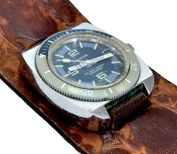 Lucerne, diving watch, calendar, Men's wristwatch 36 mm
