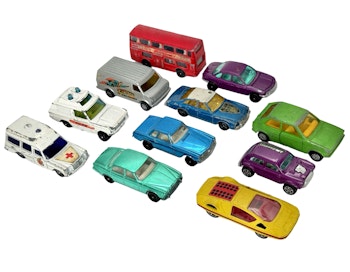 Leluautot 11 kpl, Vintage Corgi Juniors