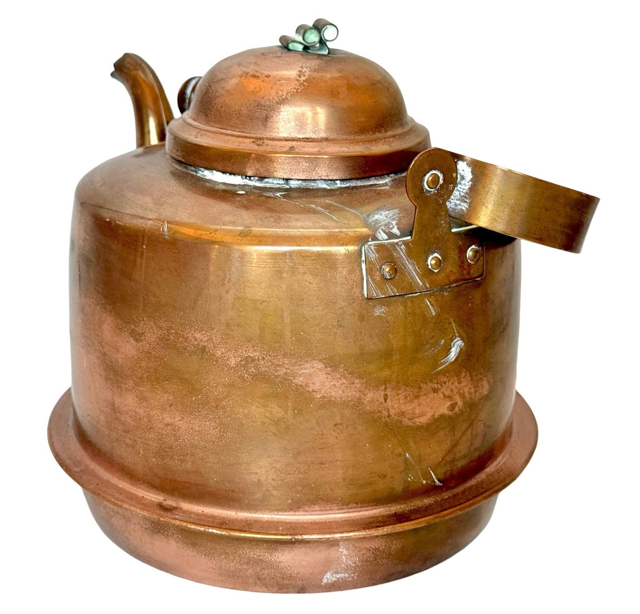 Antik tekanna Kaffekanna koppar, 4 liter, 1800-talet, Sweden
