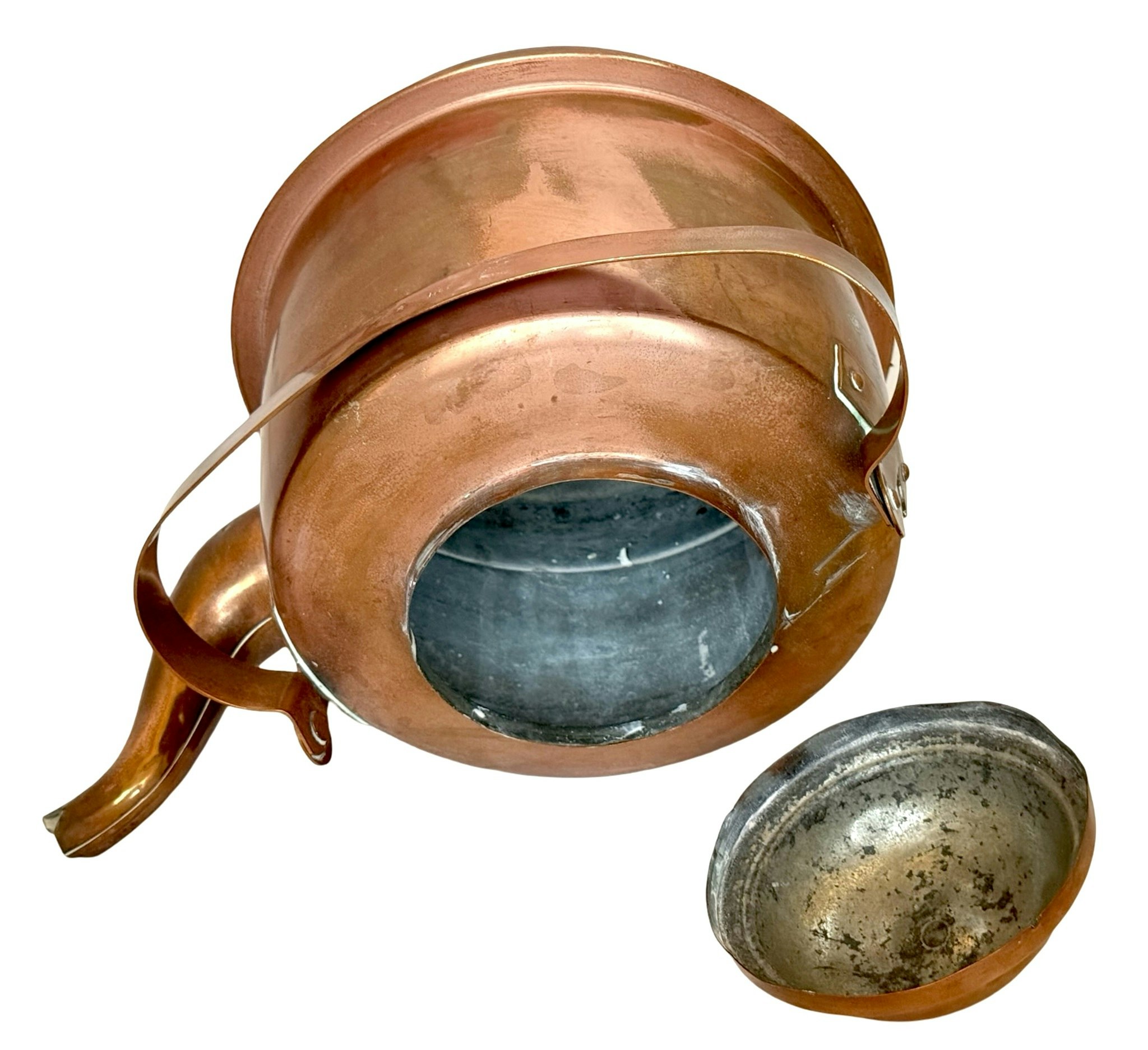 Antik tekanna Kaffekanna koppar, 4 liter, 1800-talet, Sweden