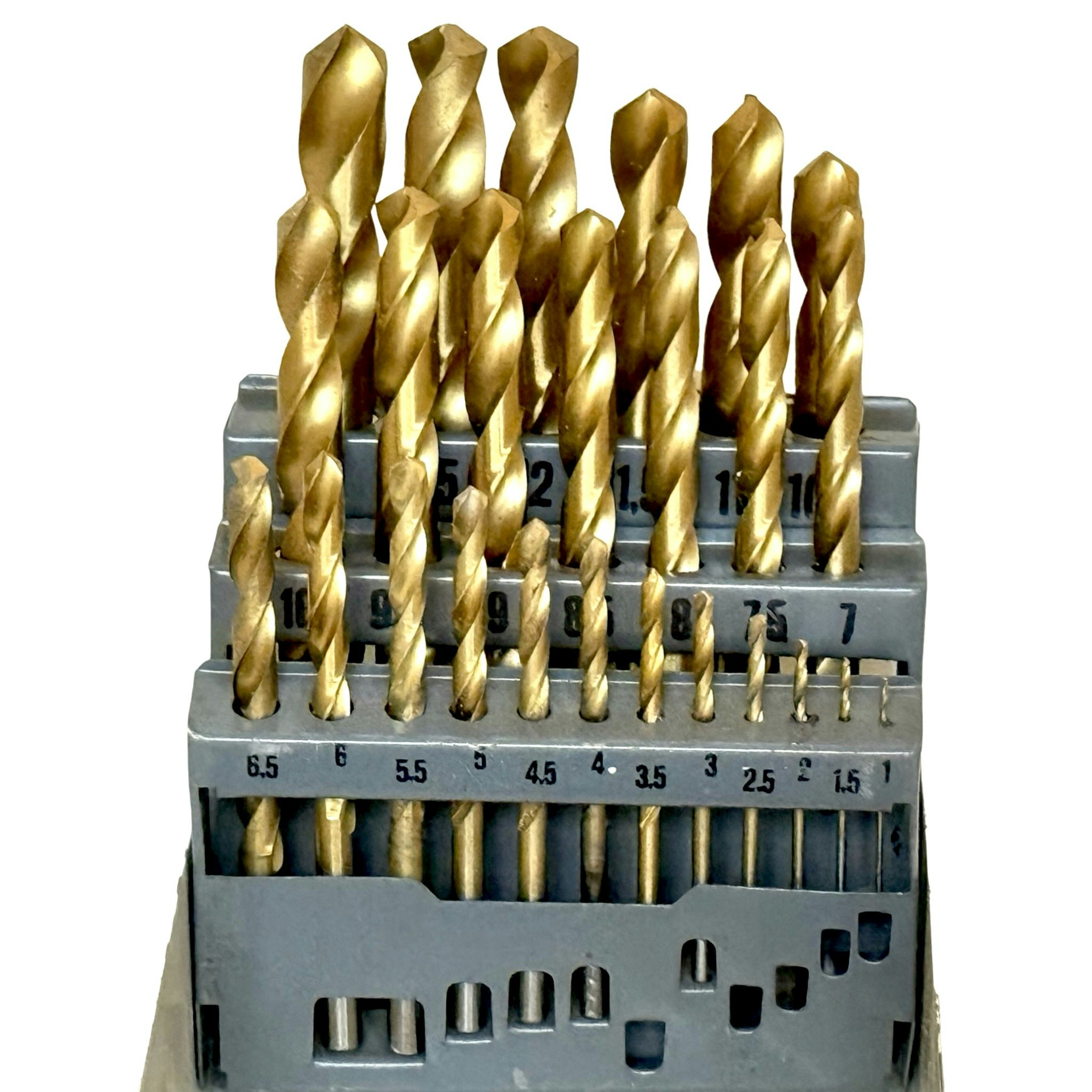 25 pcs, HSS spiral drill set DIN 338, from 1 mm-13 mm