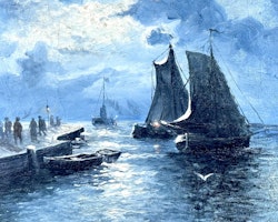 Agnès Blomqvist, Huile sur toile
