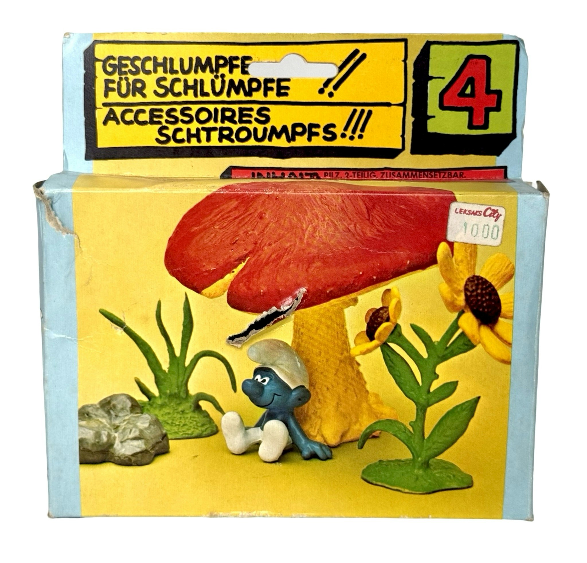 Smurfar, Svamp & blommor, Schleich Peyo 4 (4.0060) Tyskland