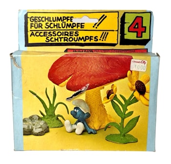 Smurfar, Svamp & blommor, Schleich Peyo 4 (4.0060) Tyskland