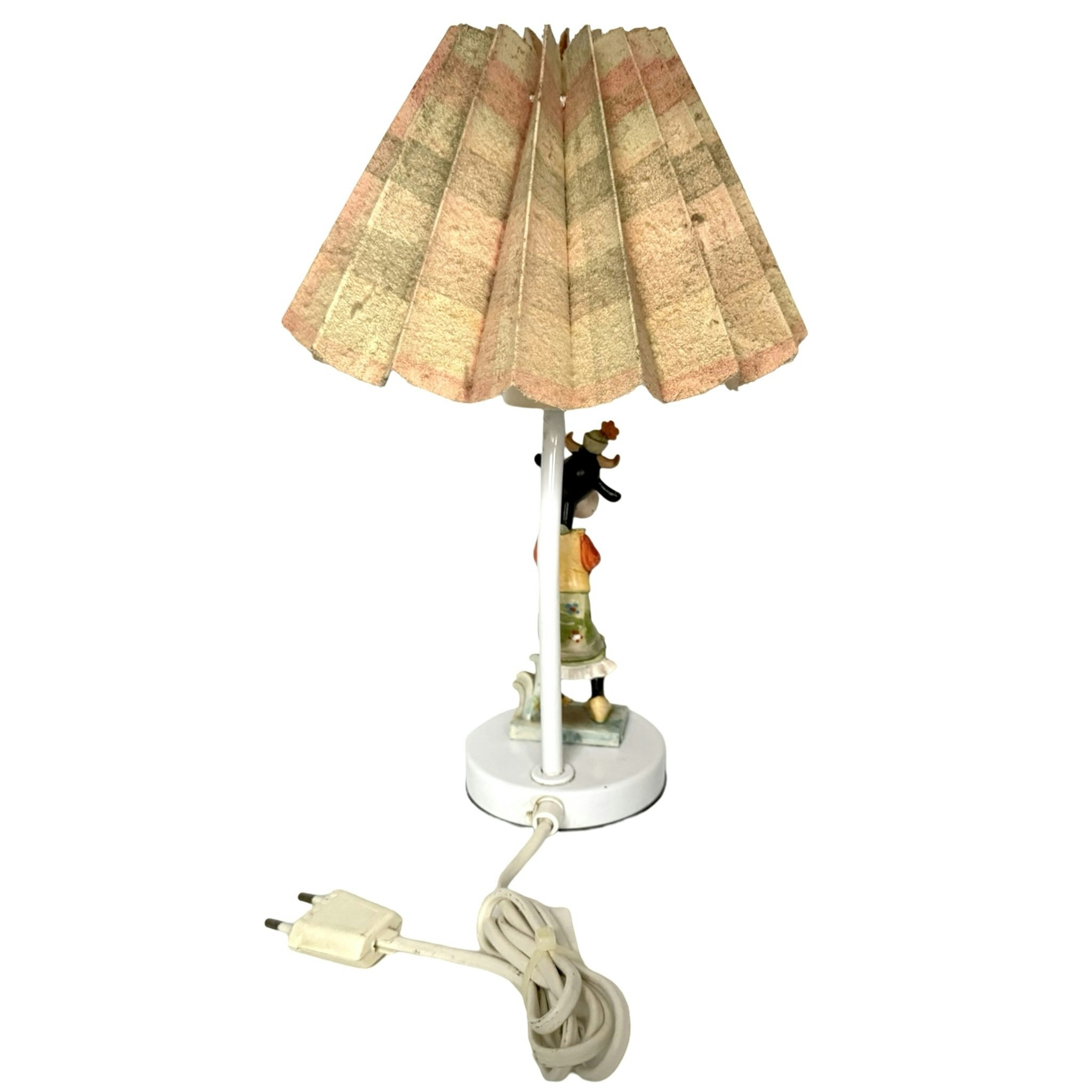 Gammal Disney Bordslampa, Walt Disney Karaktären kon Klarabella