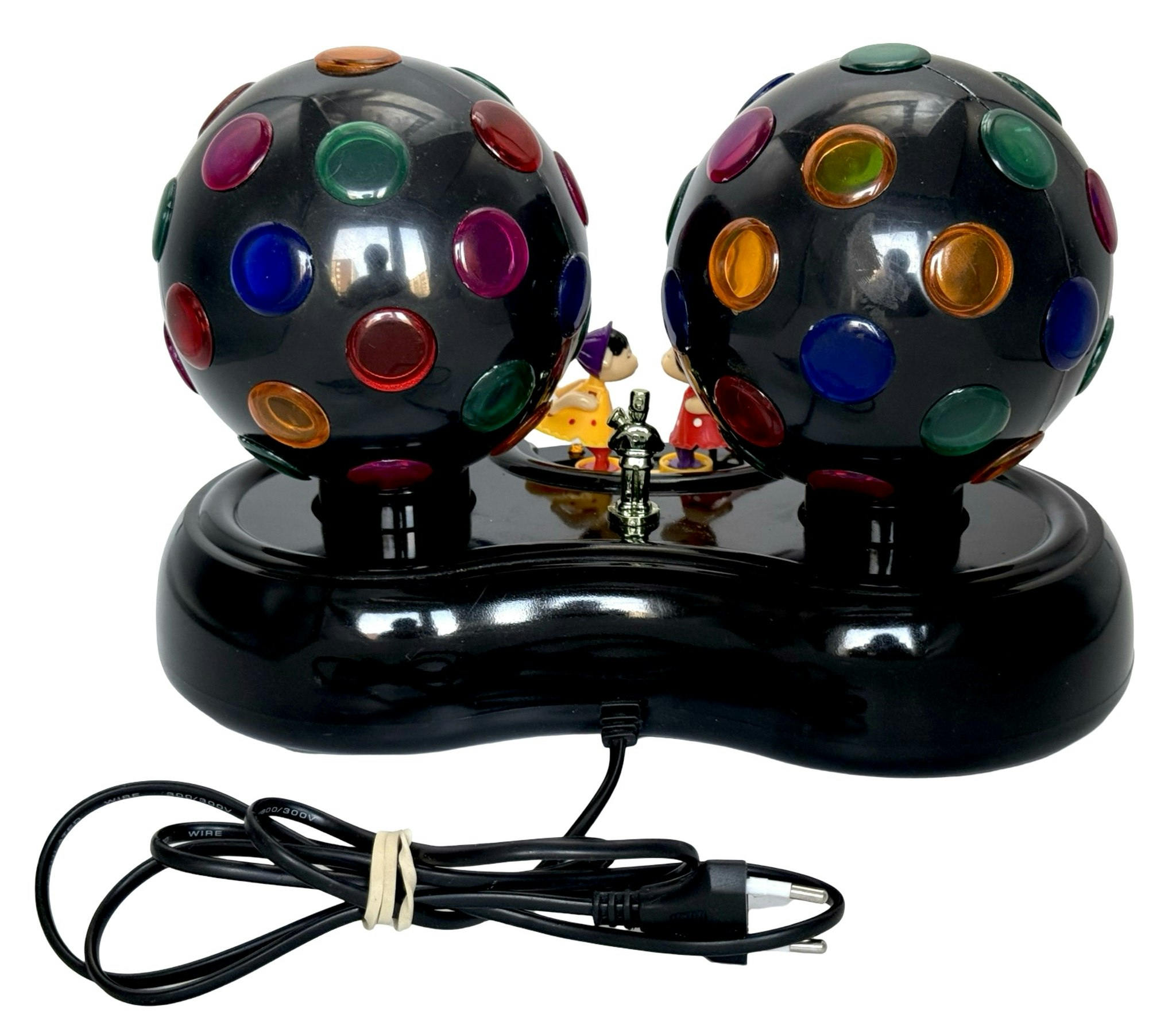 Projektor, Dubbel boll stråleffekt, kulor roterar och spelar musik