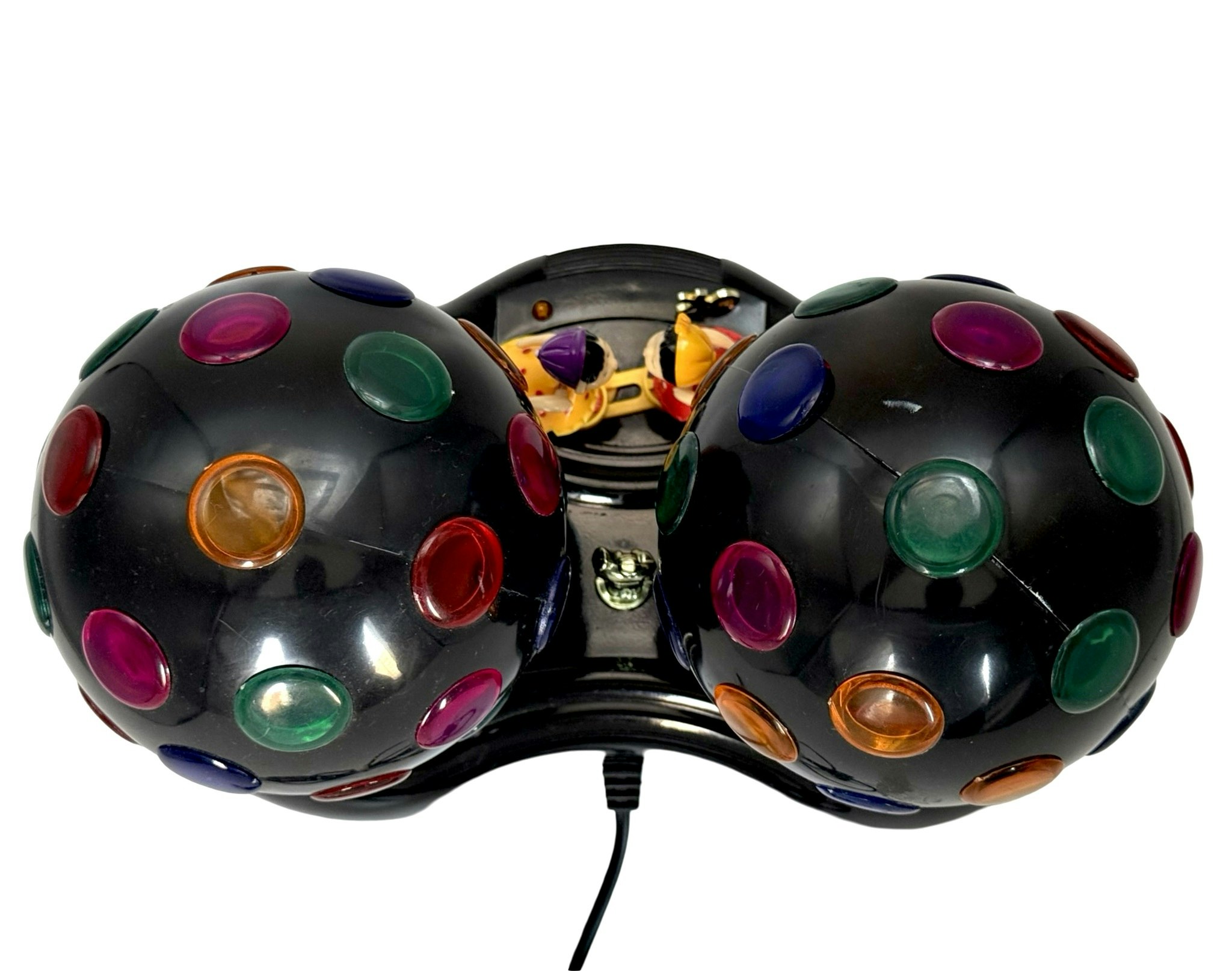 Projektor, Dubbel boll stråleffekt, kulor roterar och spelar musik