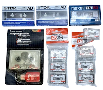 Olympus Mikrokassett XB 60, TDK AD 120,  Maxell UD1  60