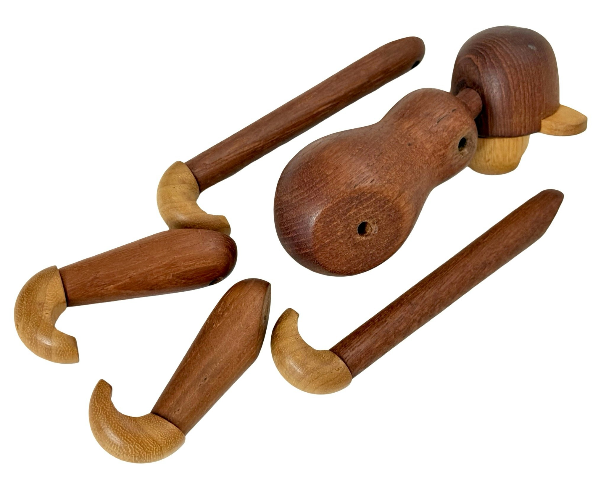 KAY BOJESEN. Figurin, monkey, teak, Danmark.