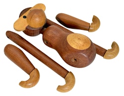 KAY BOJESEN. Figurin, monkey, teak, Danmark.