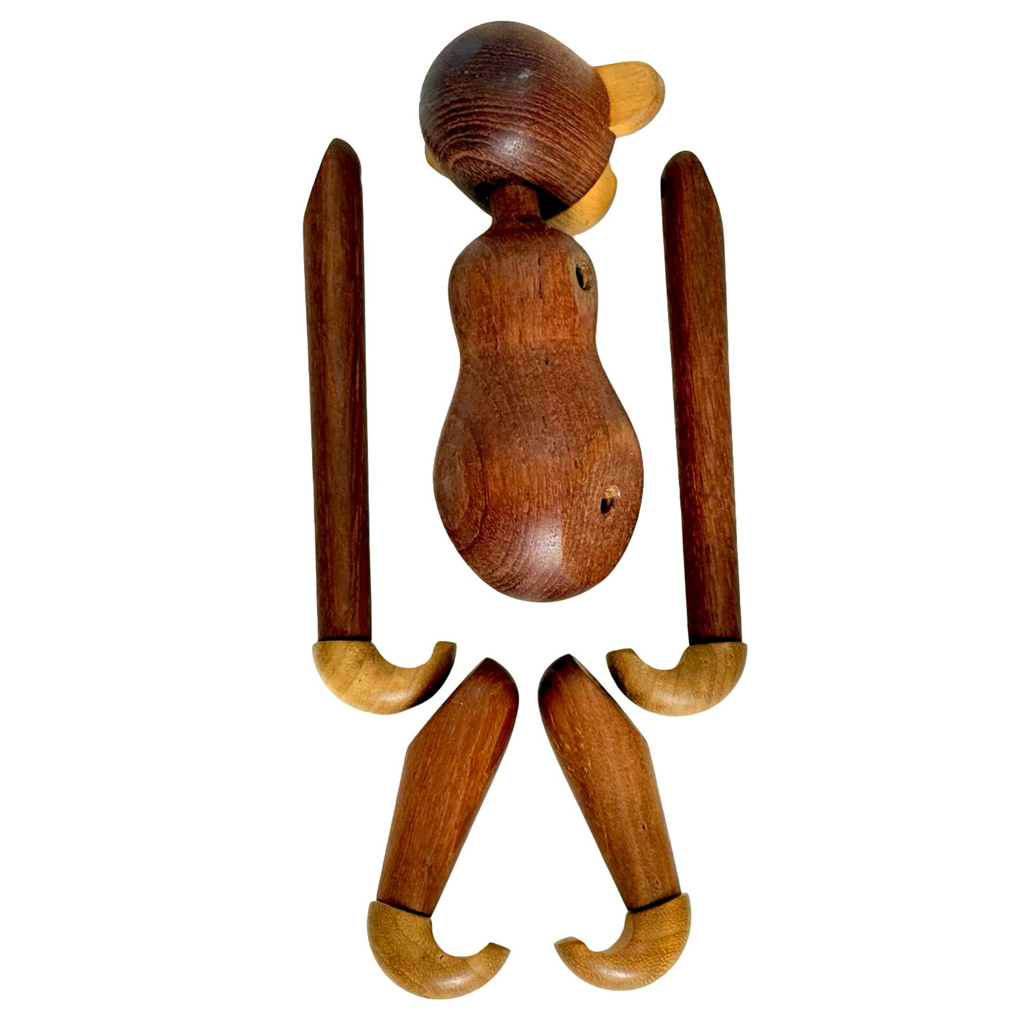 KAY BOYESEN. Figur, ape, teak, Danmark.