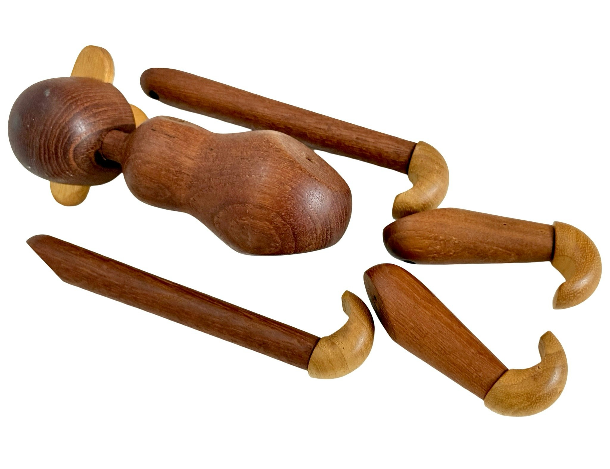 KAY BOJESEN. Figurin, monkey, teak, Danmark.