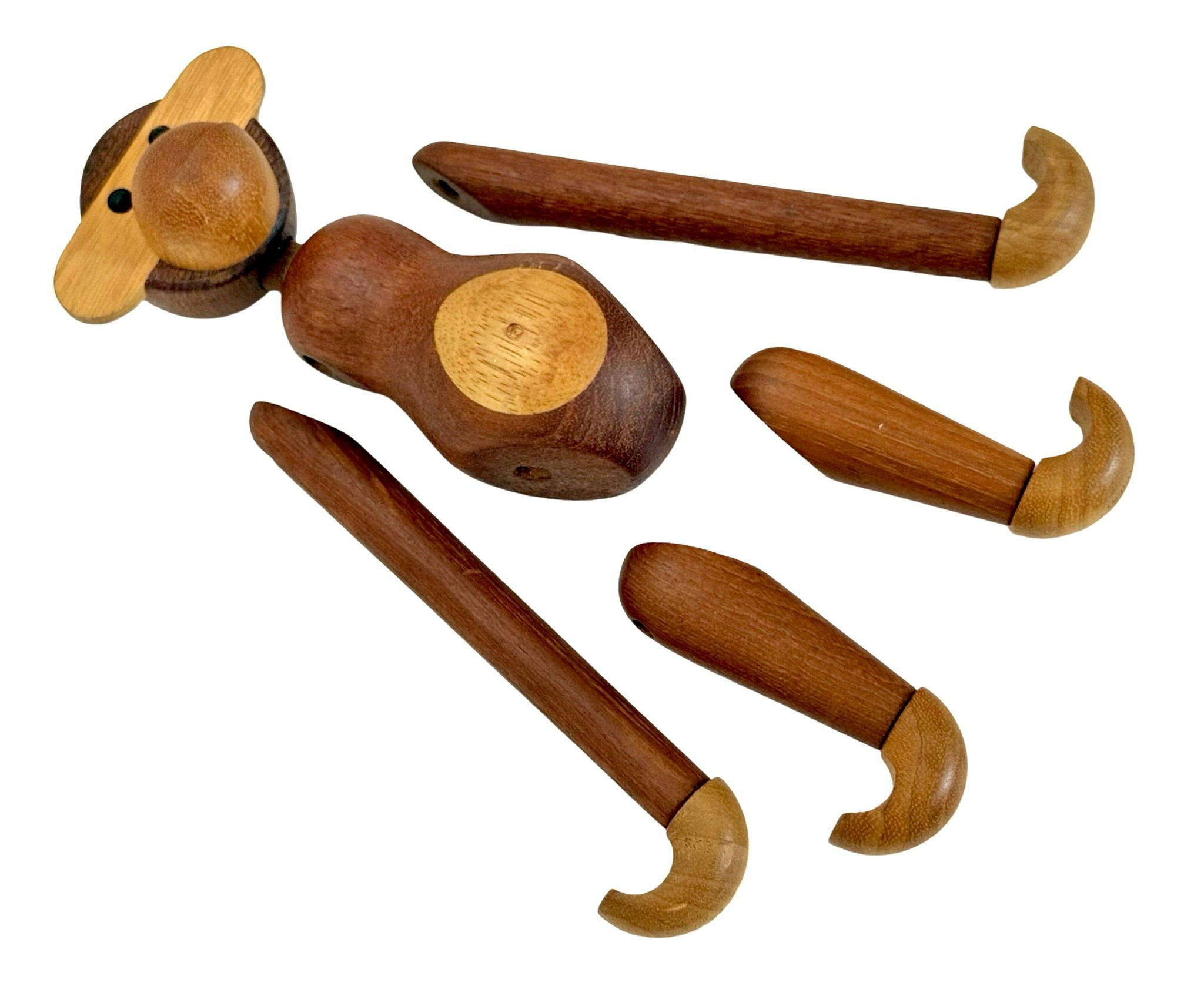 KAY BOJESEN. Figurin, monkey, teak, Danmark.