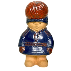 Lisę Larsson. Figurka, kamionka, Nils, z serii Wszystkie dzieci świata, Gustavsberg