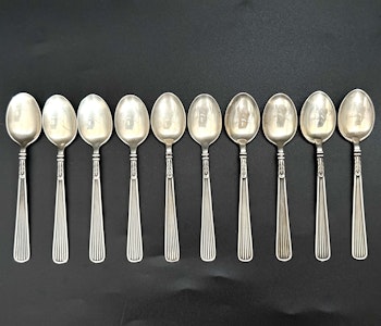 KAFFESKEDAR, 10 st. silver, MGAB 1963