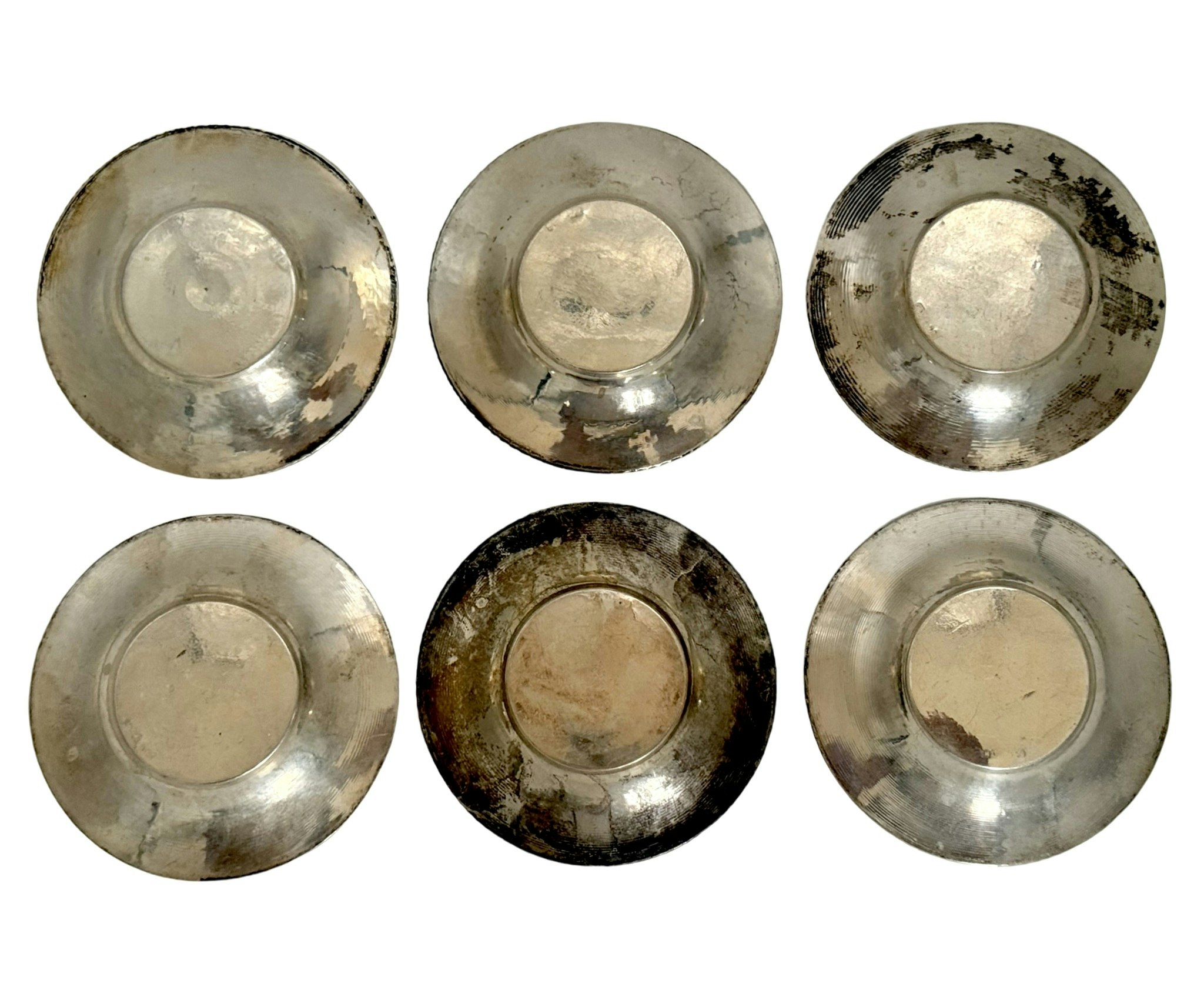 SKÅLAR, 6 st., silver 800