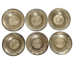 SKÅLAR, 6 st., silver 800