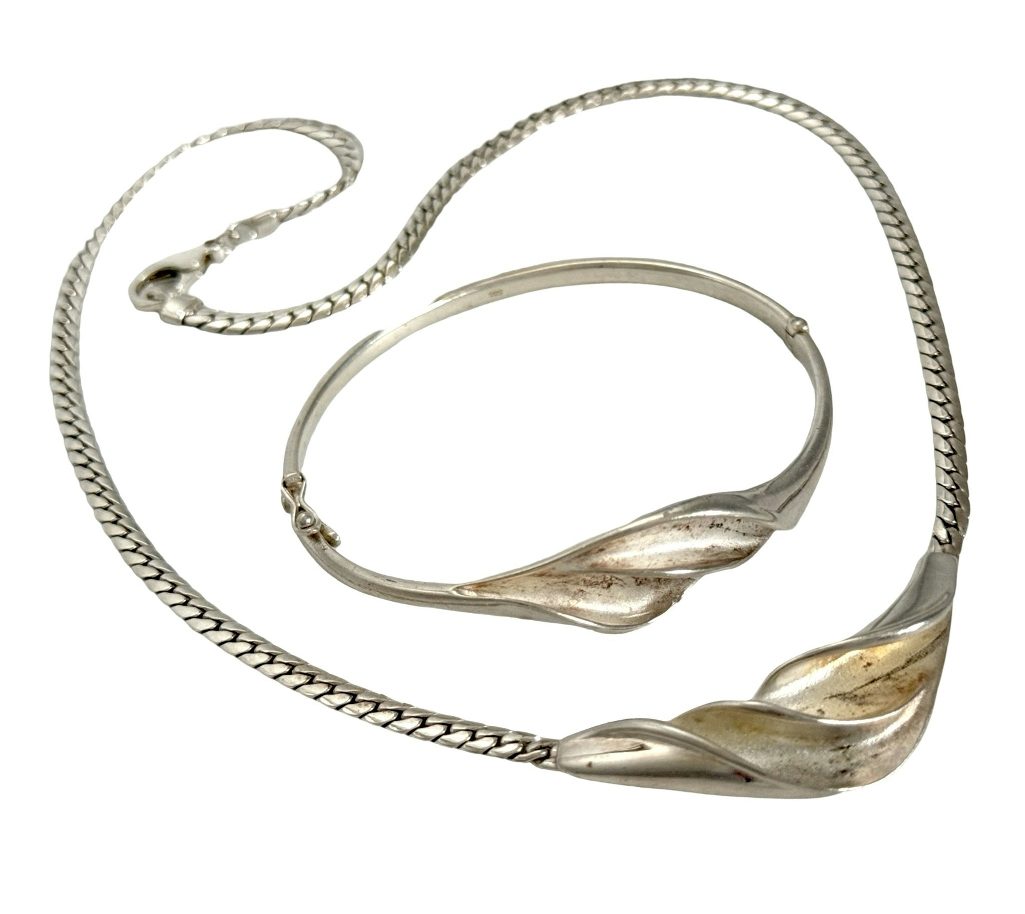 Halsband & Armband sterling silver 925, Riitta Hakala, Finland