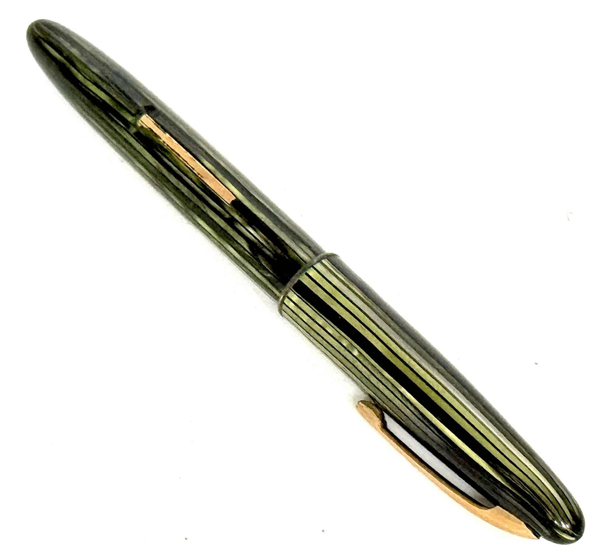 Vintage Sheaffer's Feather Touch 5, reservoarpenna med 14 karat guldspets