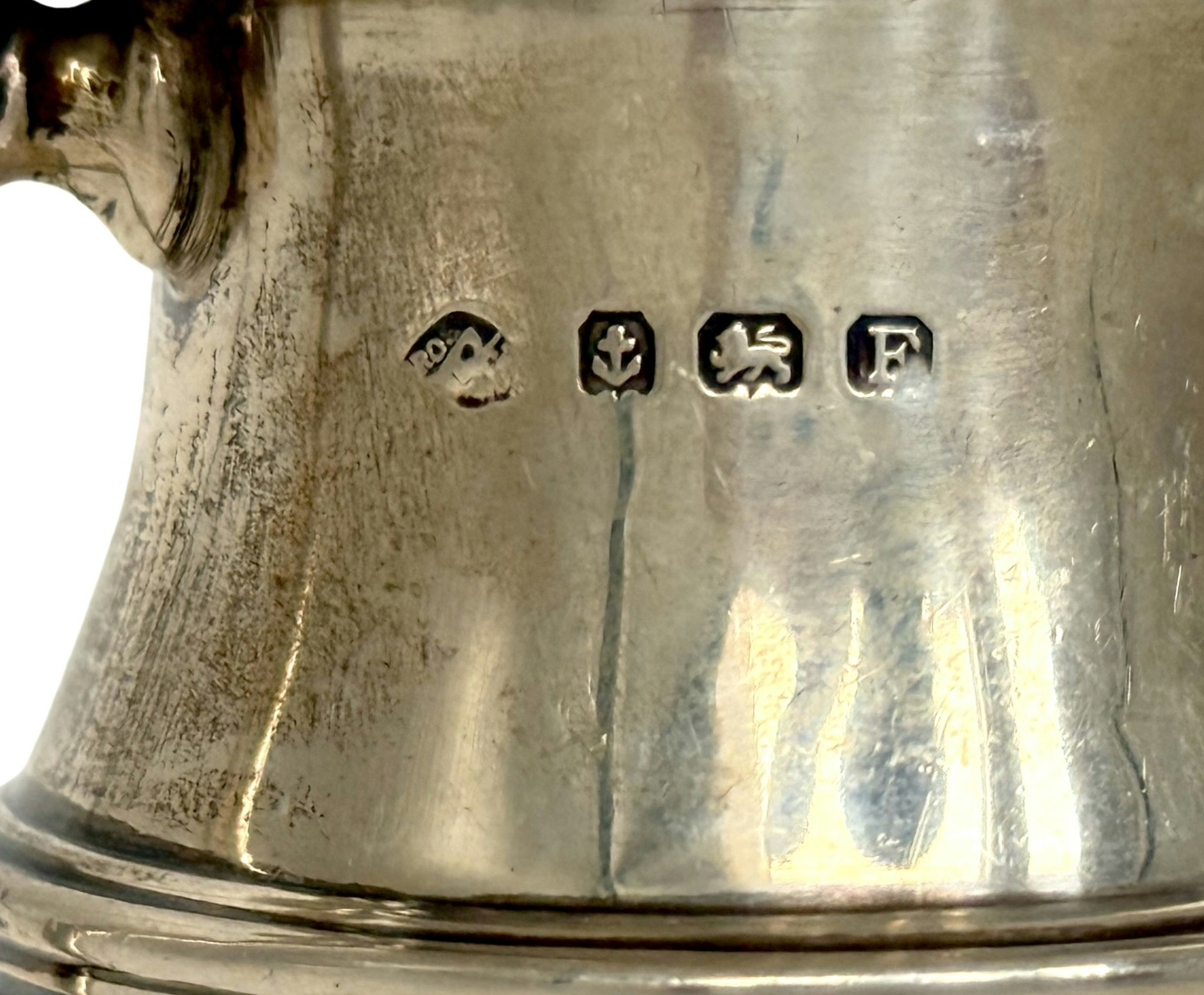 David Andersen, Gräddkanna, silver, England