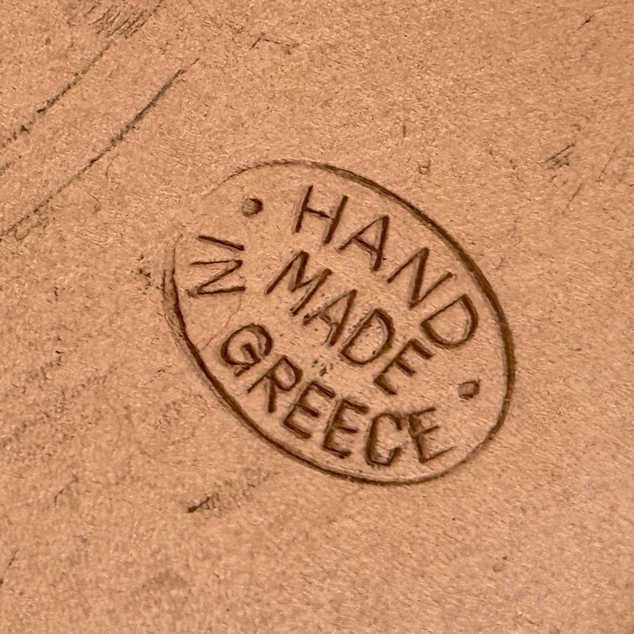 Vintage Grekisk handgjord koppar emalj abstrakt