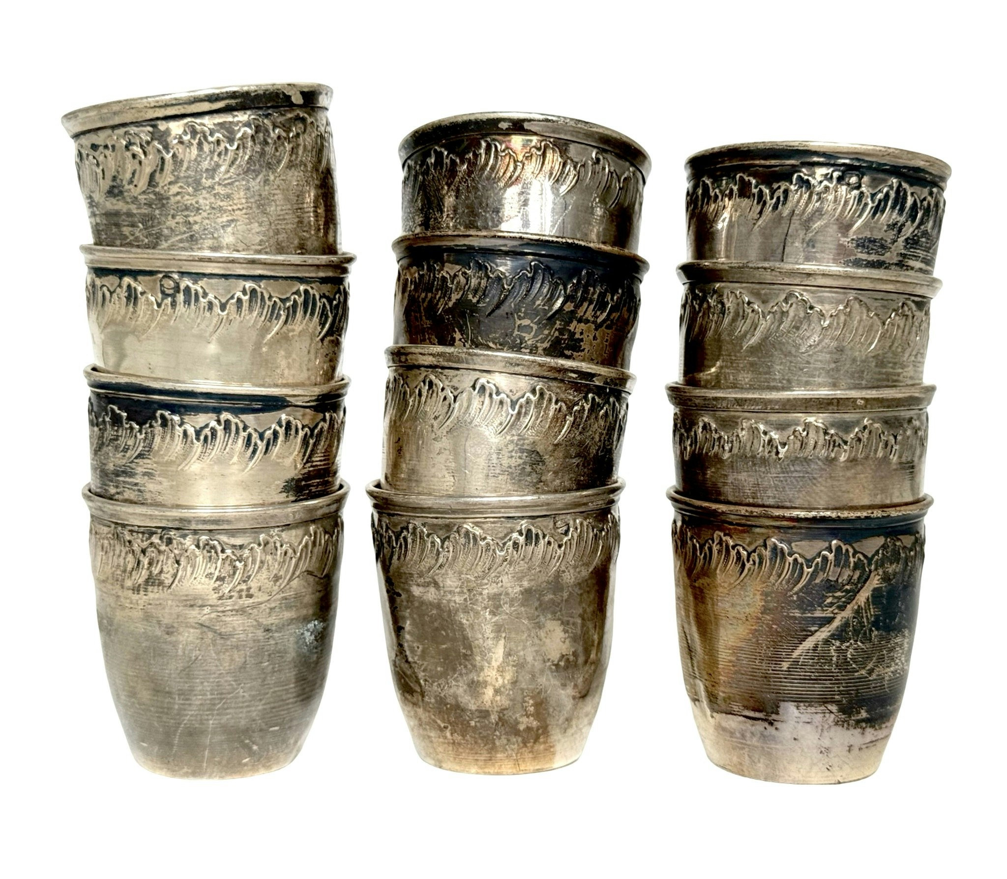 Charles Hach, 12 st, Silver bägare 1902