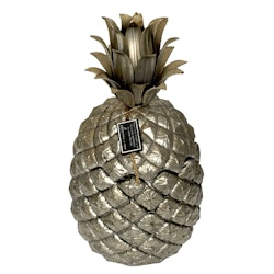 Mauro Manetti, Lega Peltro Firenze, Italien, Ishink ananas med etikett och stämplad