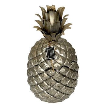 Mauro Manetti, Lega Peltro Firenze, Italien, Ishink ananas med etikett och stämplad