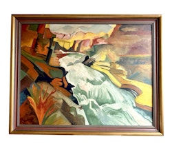 Erik Bergqvist (1910-1978) Oil on panel, signed and dated 1946
