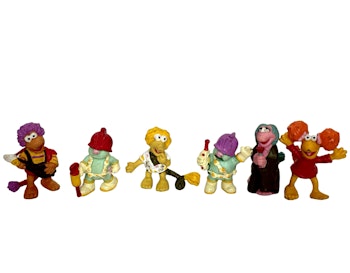 6 St. Fraggle Schleich figurer 1983