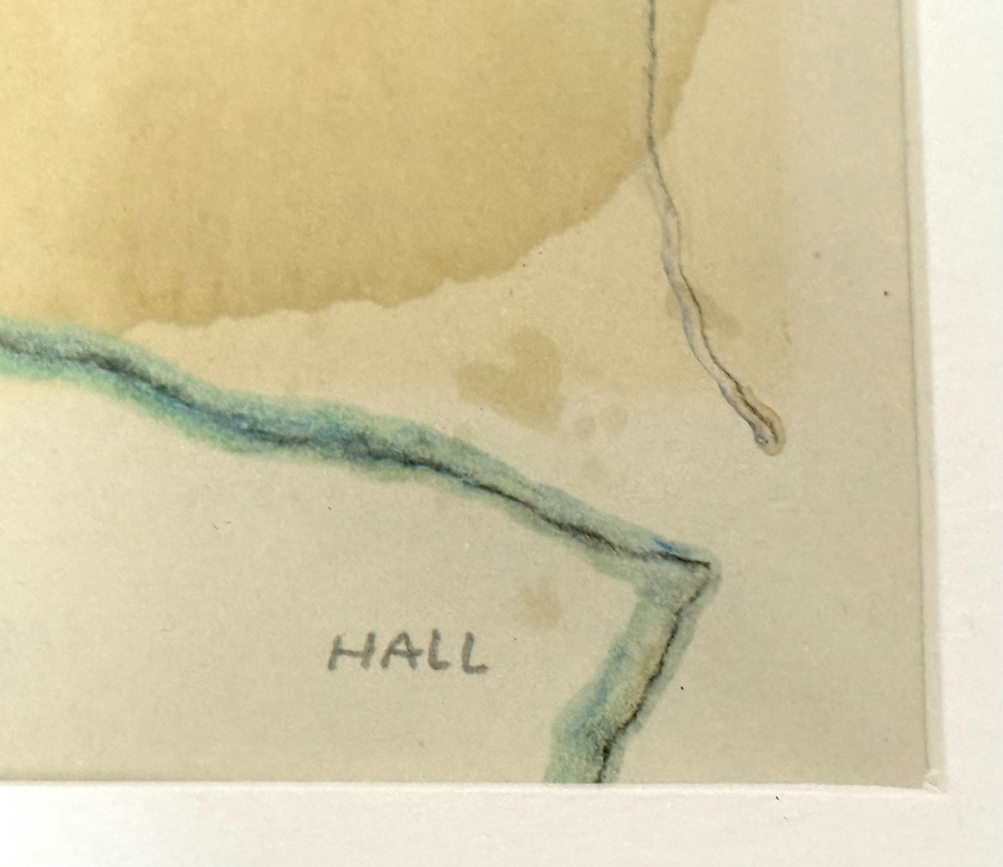 Lennart Hall (1921-2013). Blandteknik, Kompposition, signerad Hall
