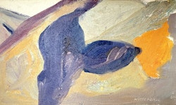 Tore Hultcrantz (1923-1998), Oljemålning på pannå, Signerad