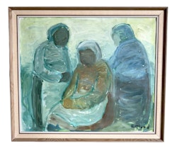 Einar Emland (1916-1994) Oljemålning på duk, signerad
