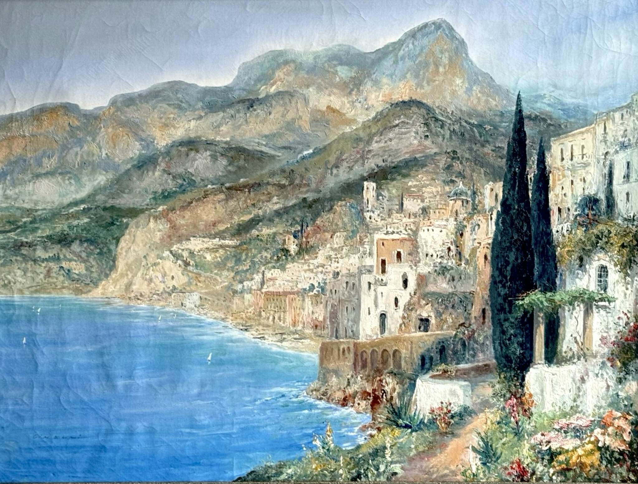 Alois Arnegger (Österrike 1879-1967). Oljemålning på duk
