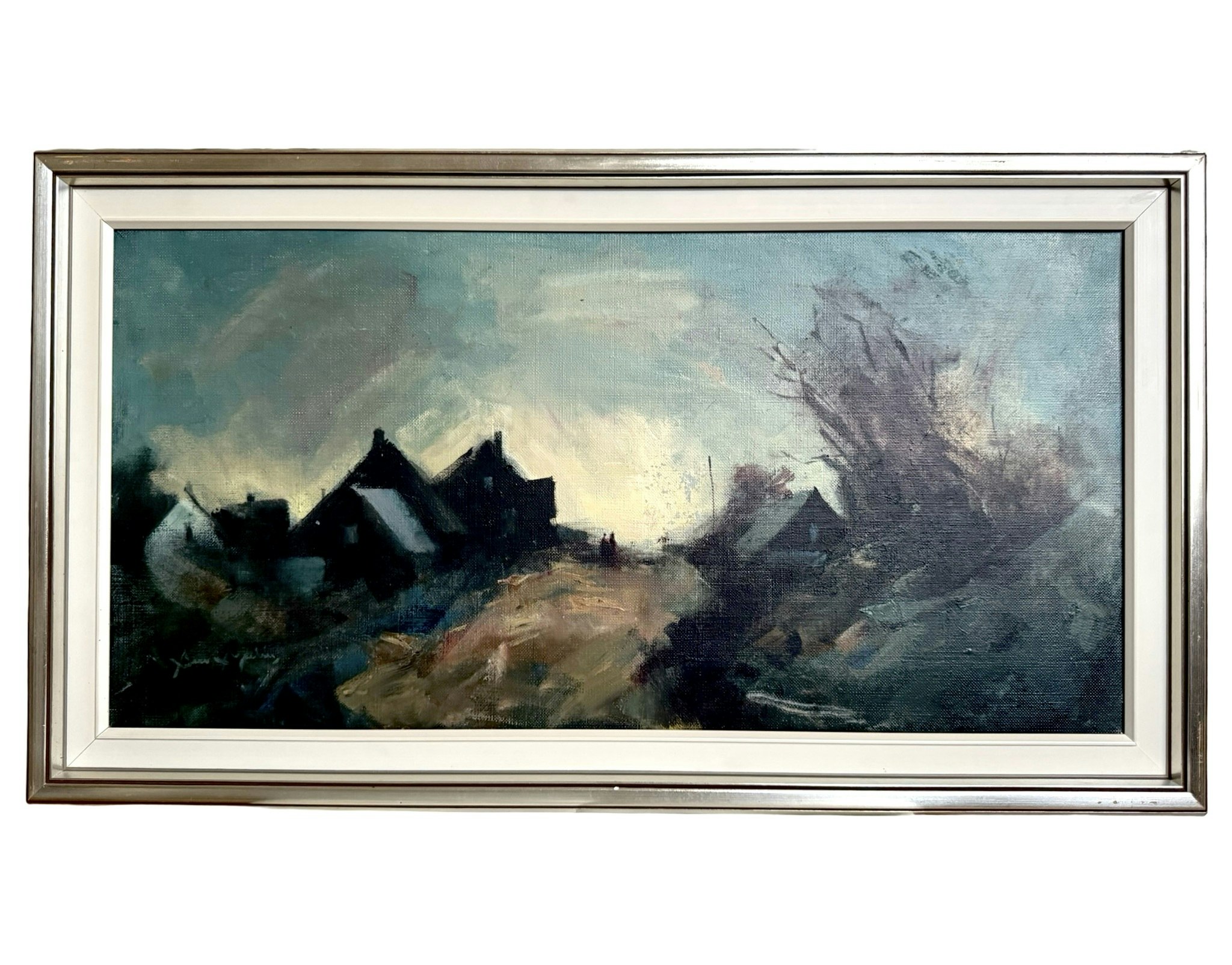 Arne Aspelin ( Sverige 1911-1990), Oljemålning på duk, Signerad