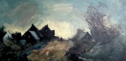 Arne Aspelin (Sverige 1911-1990), Oliemaleri på lærred, Signeret