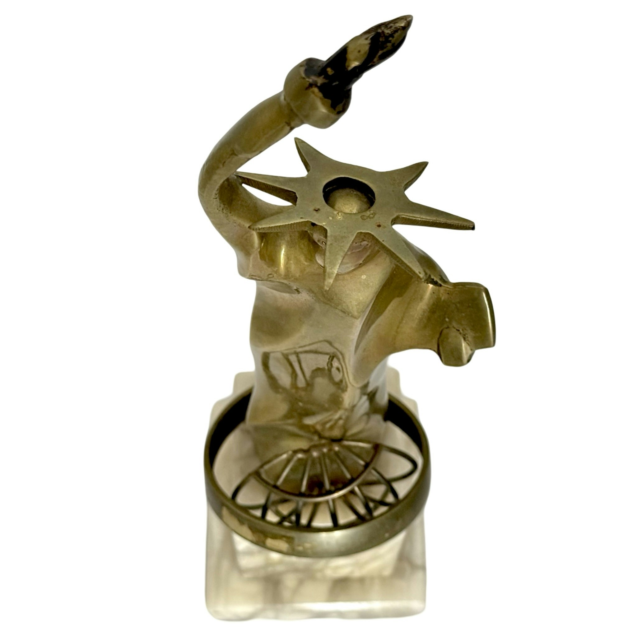Frihetsgudinnan skulptur med marmorsockel, X Golden America Award For Quality