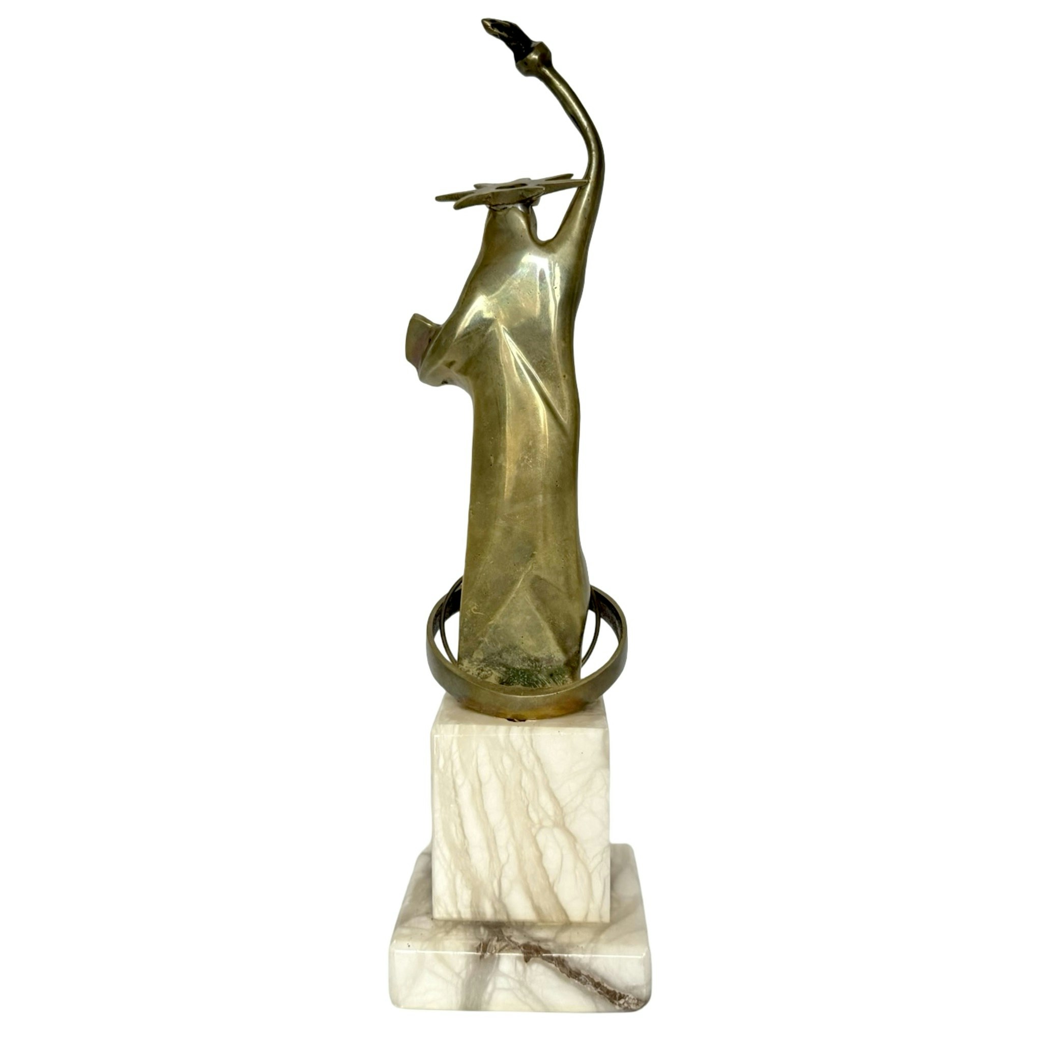 Frihetsgudinnan skulptur med marmorsockel, X Golden America Award For Quality